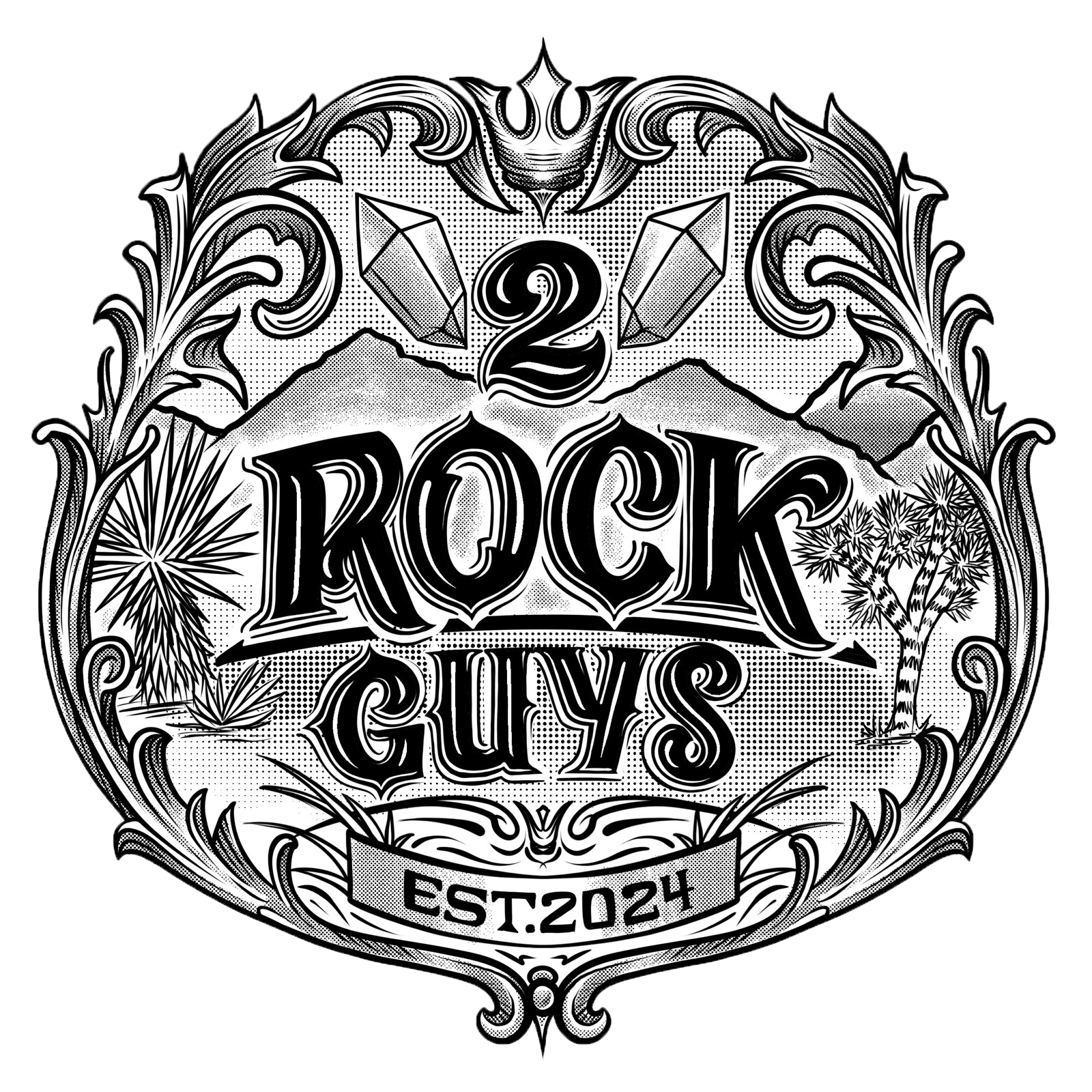 2 Rock Guys Logo